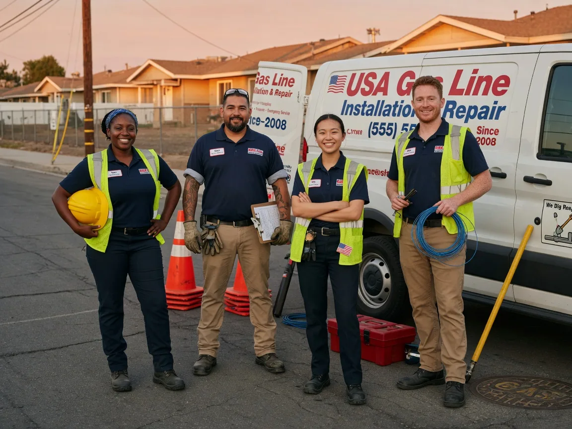 Gas Line Installation company in Hazel Hurst, PA